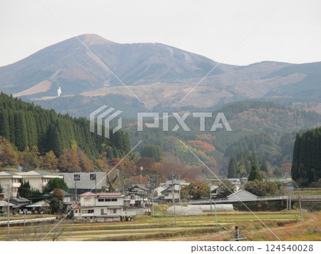 The view of the countryside that Dr. Kitasato would have loved from his birthplace, located within the Kitasato Shibasaburo Memorial Museum in Oguni-machi, Aso-gun, Kumamoto Prefecture 124540028
