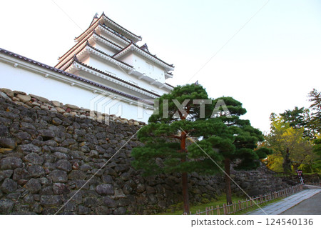 Tsuruga Castle Aizuwakamatsu Aizuwakamatsu Castle Wakamatsu Castle Honmaru Aizuwakamatsu Tourism Castle Tower Castle Fukushima Prefecture Tourism Wakamatsu Castle Ruins Park 124540136