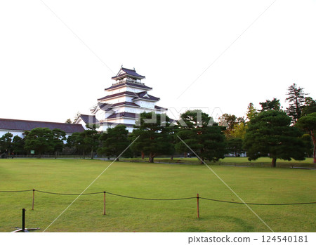鶴城 會津若松 會津若松城 若松城 本丸 會津若松觀光 城塔 城郭 福島縣觀光 若松城跡公園 124540181