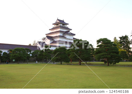 鶴城 會津若松 會津若松城 若松城 本丸 會津若松觀光 城塔 城郭 福島縣觀光 若松城跡公園 124540186