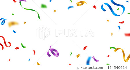 confetti background Stunning colors that zigzag down for the celebration. Festive decoration vector illustration confetti background Stunning colors that zigzag down for the celebration. Festive decoration vector illustration 124540614