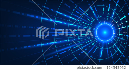 Big data technology, a hub that combines data lines, AI, Machine Learning and Cloud Computing technologies, are used to analyze, help businesses and organizations plan strategies. 124543932