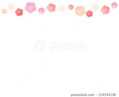 春天般可愛的櫻花相框材料8 春天般可愛的櫻花相框材料8 124544186