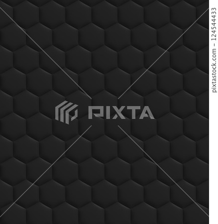 Hexagonal tile pattern (fully seamless pattern) 124544433