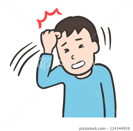 Man hits himself for Tourette's syndrome and motor tics Man hits himself for Tourette's syndrome and motor tics 124544958