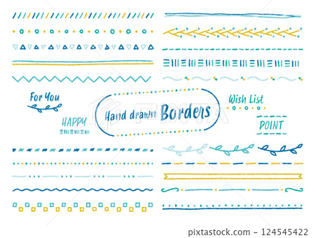 手繪邊框插圖集 124545422