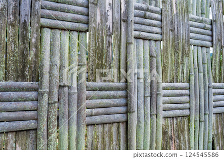 Kyoto City Bamboo fence: A well-established Otsu-gaki pattern Kyoto City Bamboo fence: A well-established Otsu-gaki pattern 124545586