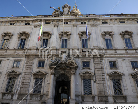 quirinale palace rome detail italy quirinale palace rome detail italy 124545747