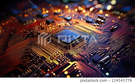 《AI Image》 Integrated Circuit Board AI Image 《AI Image》 Integrated Circuit Board AI Image 124545779
