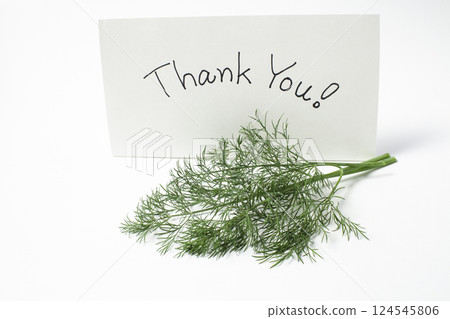 Herbs and message cards Herbs and message cards 124545806