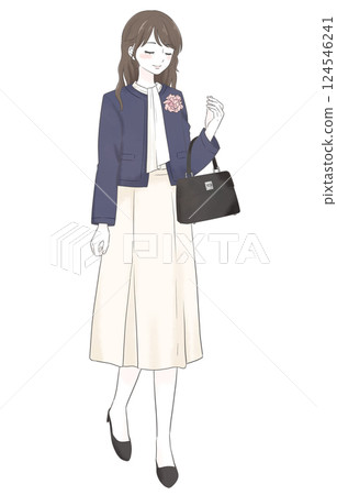 A woman in a formal suit 124546241