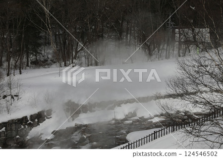 溫泉溪流 124546502