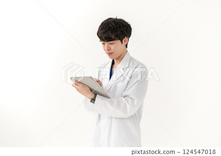 Medical Young doctor worries Medical Young doctor worries 124547018