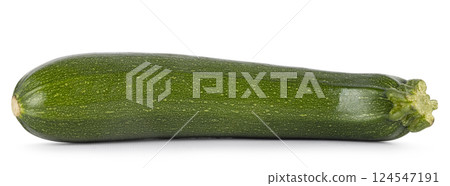 Zucchini on white background 124547191
