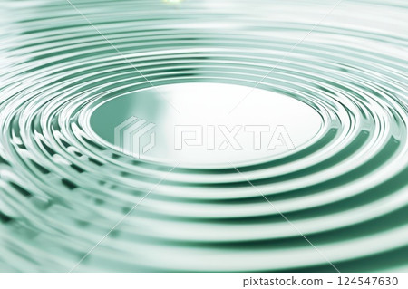 Abstract Circular Waves and Fluid Patterns in a Calm Holographic Background 124547630
