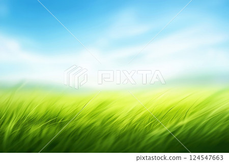 Soft Green Blurred Background with Light and Sky for Natural Atmosphere Soft Green Blurred Background with Light and Sky for Natural Atmosphere 124547663