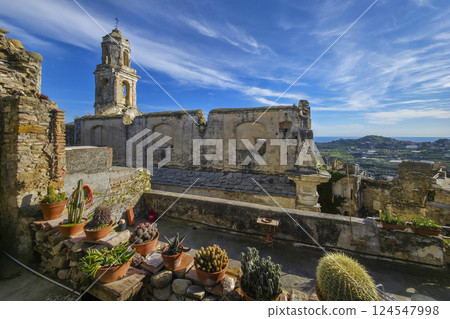 Bussana Vecchia artist retreat medieval village destroyed by earthquake in 1887 Bussana Vecchia artist retreat medieval village destroyed by earthquake in 1887 124547998