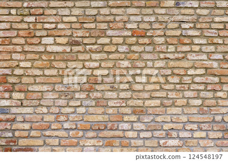 Old brick wall background. Old grunge brickwork 124548197