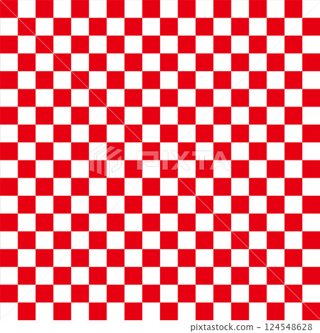 Red checkered pattern 124548628