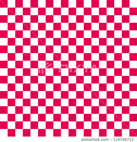 Pink checkered pattern 124548722
