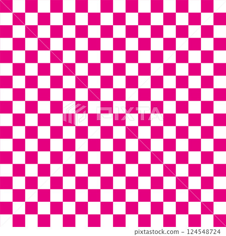 Magenta checkered pattern 124548724
