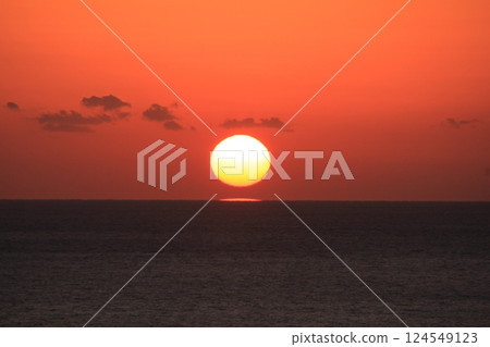 高知縣，從金崎看到的日落 124549123