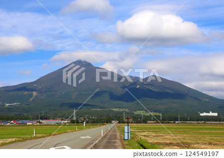 磐梯山、會津山磐梯、豬苗代、豐田路、稻田、豬苗代鹽川線、磐梯鎮、星野集團貓魔 124549197