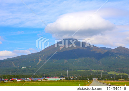 磐梯山、會津山磐梯、豬苗代、豐田路、稻田、豬苗代鹽川線、磐梯鎮、星野集團貓魔 124549246