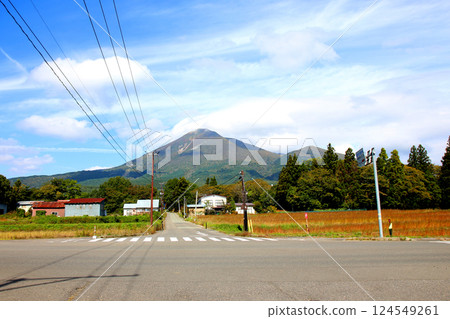 磐梯山、會津山磐梯、豬苗代、豐田路、稻田、豬苗代鹽川線、磐梯鎮、星野集團貓魔 124549261