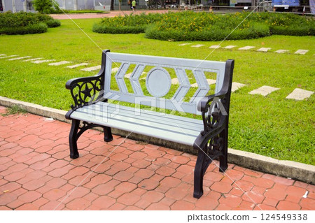 Park bench Ho Chi Minh City Park bench Ho Chi Minh City 124549338