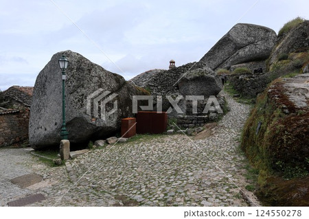 Monsanto, Portugal, rocky road 124550278