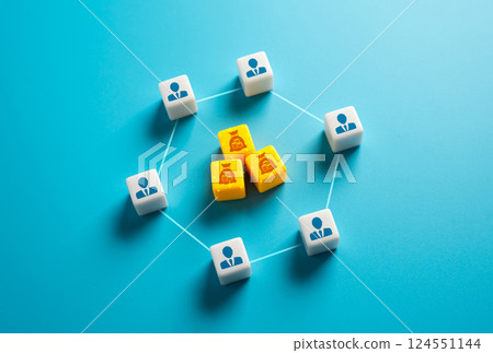 Cooperation in obtaining profit and earnings. Business ventures, partnerships investments. Enhances financial growth. 124551144