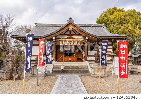 Tanaka Shrine, Yokooji Tennogo, Fushimi Ward, Kyoto (for the blessings of winning horses and prosperity of descendants) - God of horses - God of prayers for winning horses - Main hall 124552043