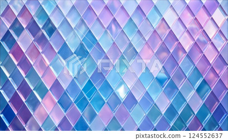 Diamond pattern glass tile 124552637