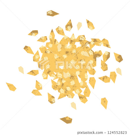 剪紙風格的芝麻 124552823