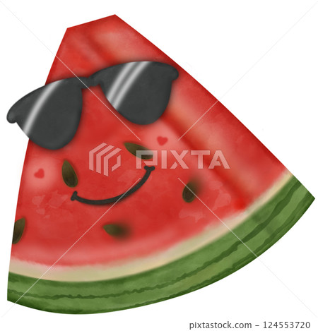 Set Cute Playful Cartoon Fruit Character summer with Big Eyes and Friendly Face to hand drawn style. Set Cute Playful Cartoon Fruit Character summer with Big Eyes and Friendly Face to hand drawn style. 124553720