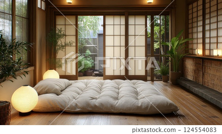Japanese-style bedroom 124554083
