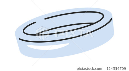 Laboratory glassware hand-drawn science doodle Laboratory glassware hand-drawn science doodle 124554709