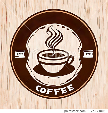 Cafe icon Cafe mark logo [AI generated image] 124554806