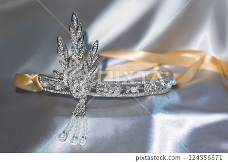 Vintage jewellery in 20s style. Retro 124556871