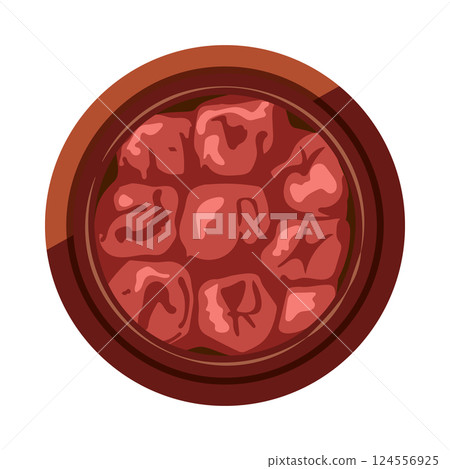 罐子裡的醃李子的插圖 罐子裡的醃李子的插圖 124556925