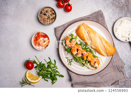 Healthy shrimp sandwiches Healthy shrimp sandwiches 124556993