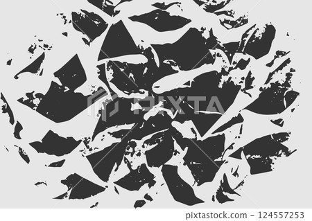 broken glass on black 124557253