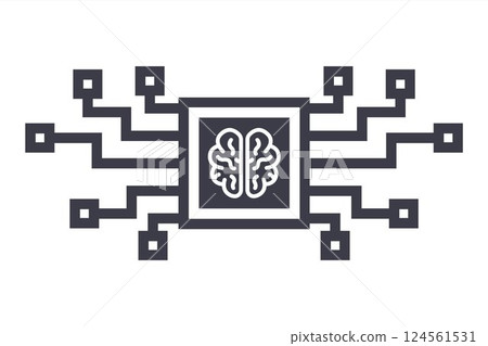 Brain Concept illustration. Brain Concept illustration. 124561531