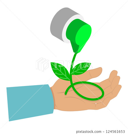 3D Isometric Flat Vector Illustration of Decarbonisation And Sustainability, Co2 Emission Impact Reduction. Item 8 124561653