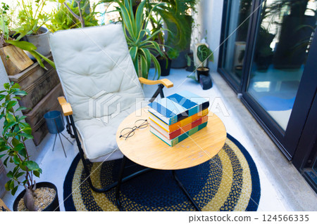 陽台休閒空間，家居，陽台 124566335