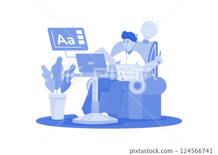 Freelancer handles multiple projects Freelancer handles multiple projects 124566741