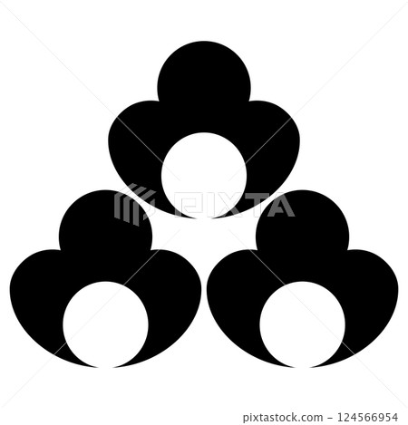 這是一個家族徽章。它被稱為“Mitsumorisuhama”(不一樣的海灘)。 這是一個家族徽章。它被稱為“Mitsumorisuhama”(不一樣的海灘)。 124566954