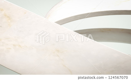 The White marble Abstract Background 3D rendering. 124567070