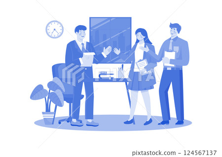 Employers extend job offers to qualified candidates. 124567137